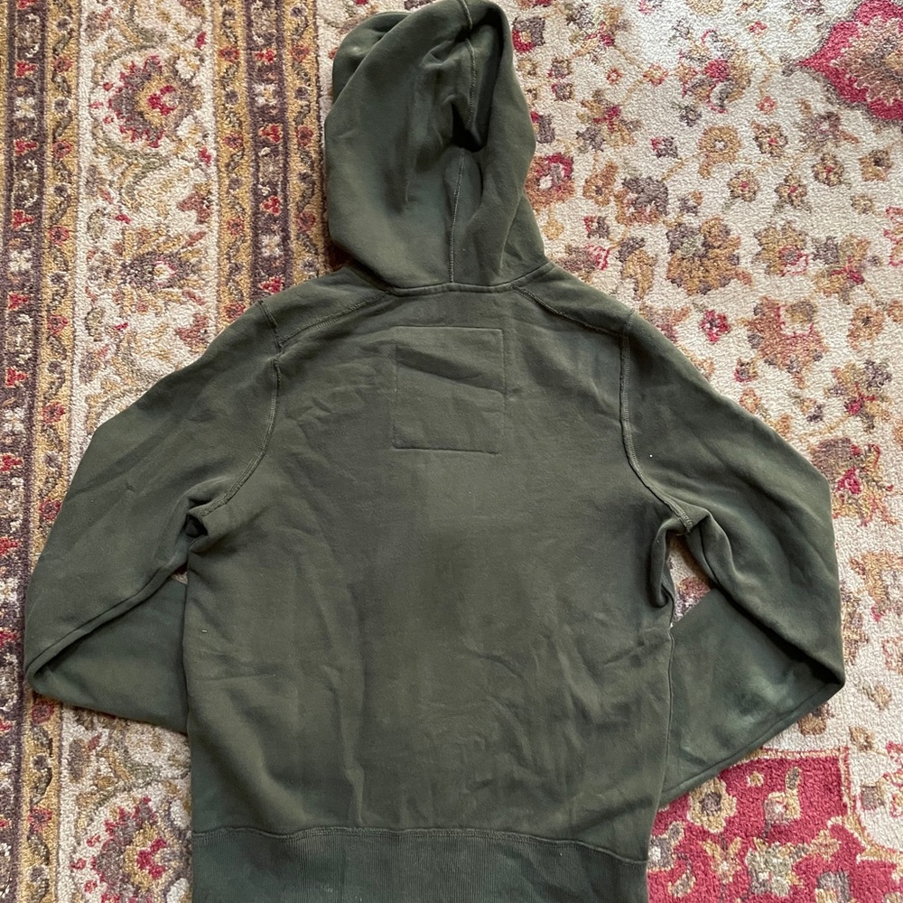Hollister, olive green hoodie sweatshirt, heavy, M - Picture 2 of 6